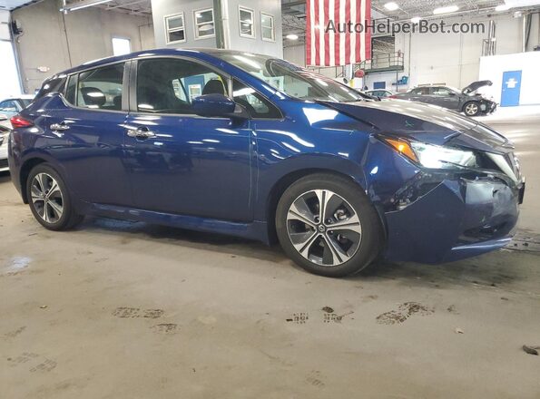 1N4AZ1CP1LC306691 2020 NISSAN LEAF Blue Przód prawy