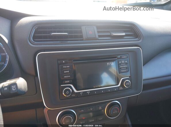 1N4AZ1CP2JC302856 2018 NISSAN LEAF Синий Панорамный вид салона 360°