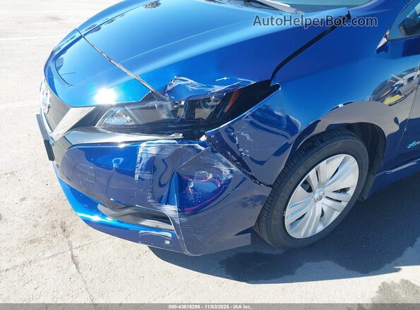 1N4AZ1CP2JC302856 2018 NISSAN LEAF Синий Вид спереди