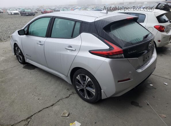 1N4AZ1CP2JC306163 2018 NISSAN LEAF Silver Trasero izquierdo