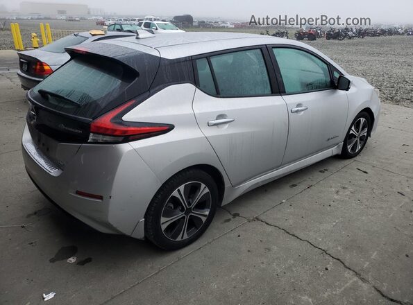 1N4AZ1CP2JC306163 2018 NISSAN LEAF Silver Trasero derecho