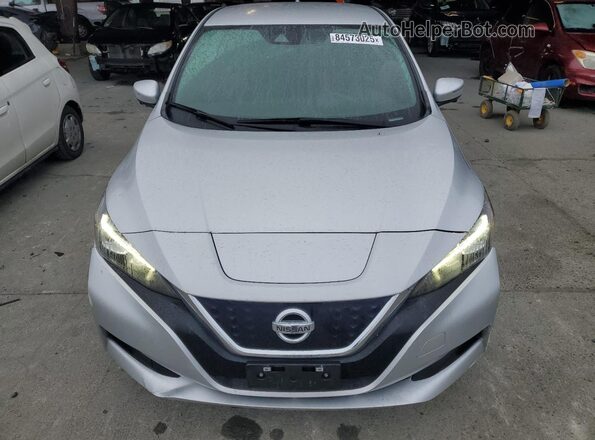 1N4AZ1CP2JC306163 2018 NISSAN LEAF Silver Vista frontal