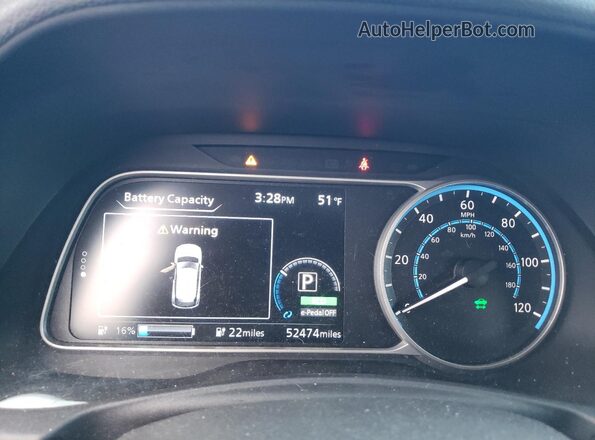 1N4AZ1CP4JC311770 2018 NISSAN LEAF Серый 