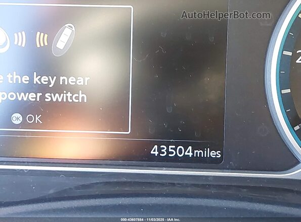 1N4AZ1CP4KC309437 2019 NISSAN LEAF Серый Панорамный вид салона 360°