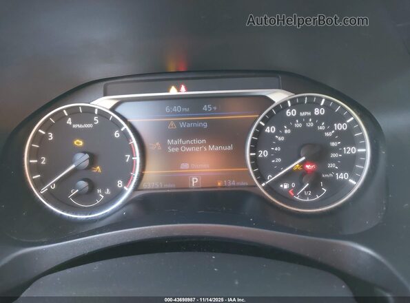 1N4BL4CV2NN314800 2022 NISSAN ALTIMA Black უკანა სავარძლების ხედი