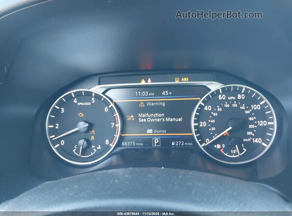 1N4BL4CV9LC112805 2020 NISSAN ALTIMA White უკანა სავარძლების ხედი
