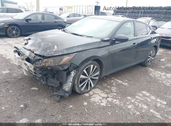 1N4BL4CW8KN321593 2019 NISSAN ALTIMA Black Առջևի ձախ երեք քառորդ տեսարան
