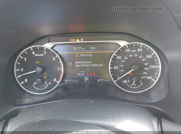1N4BL4DV8RN377310 2024 NISSAN ALTIMA Черный Вид задних сидений