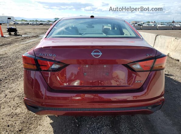 1N4BL4DW4RN402602 2024 NISSAN ALTIMA Red Widok z tyłu