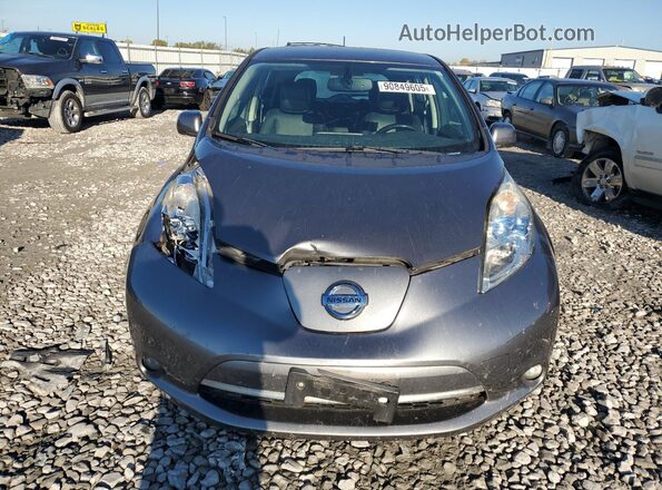 1N4BZ0CP0GC304550 2016 NISSAN LEAF Gray Front view