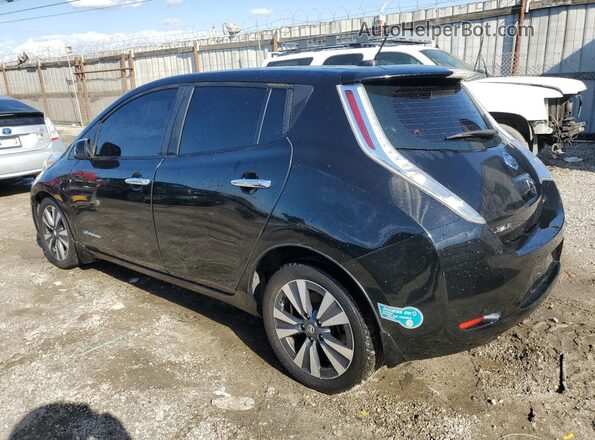1N4BZ0CP1GC309367 2016 NISSAN LEAF Black Trasero izquierdo