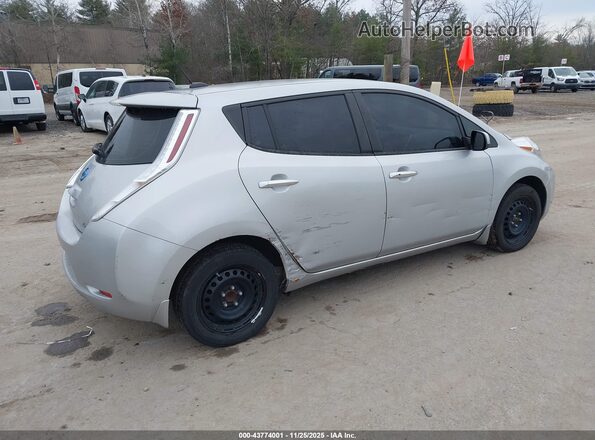 1N4BZ0CP3HC309923 2017 NISSAN LEAF Silver Задня права чверть