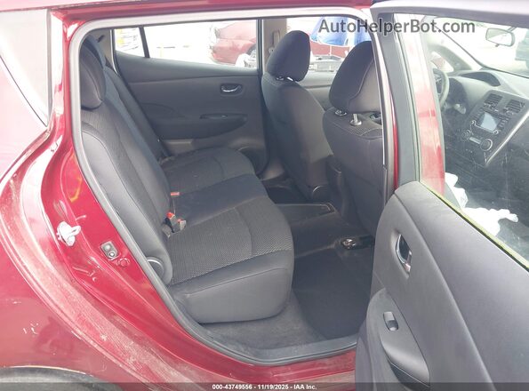 1N4BZ0CP3HC310747 2017 NISSAN LEAF Бордовый Вид наклейки с VIN-кодом