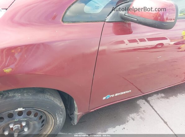 1N4BZ0CP3HC310747 2017 NISSAN LEAF Бордовый 