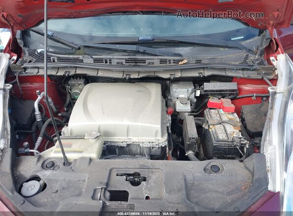 1N4BZ0CP3HC310747 2017 NISSAN LEAF Бордовый Вид сзади