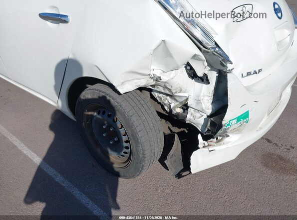 1N4BZ0CP4HC311034 2017 NISSAN LEAF White Դիմացի տեսք