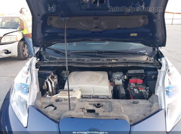1N4BZ0CP5GC306181 2016 NISSAN LEAF Blue Widok z tyłu