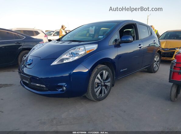 1N4BZ0CP5GC306181 2016 NISSAN LEAF Blue Przód lewy