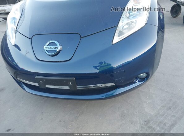 1N4BZ0CP5GC306181 2016 NISSAN LEAF Blue Widok z przodu