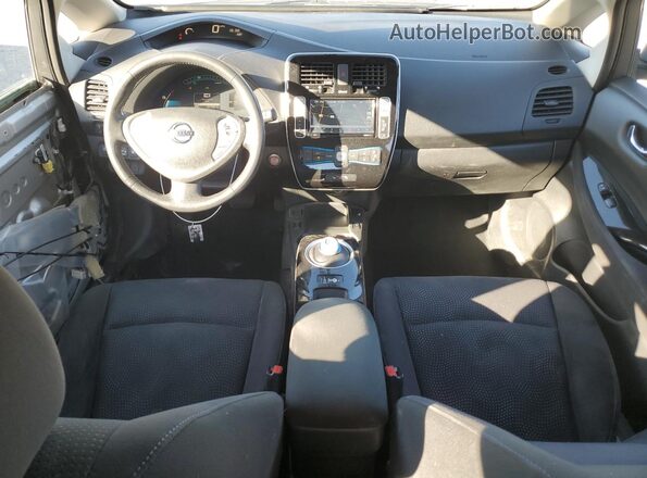 1N4BZ0CP5GC312143 2016 NISSAN LEAF Silver Вид панелі приладів