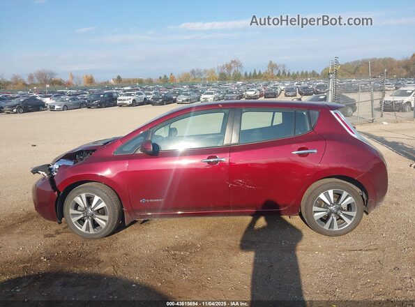 1N4BZ0CP5HC308661 2017 NISSAN LEAF Red 