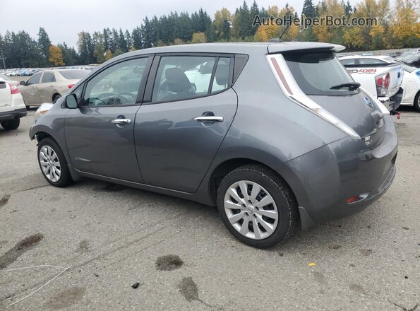 1N4BZ0CPXHC304170 2017 NISSAN LEAF Серый Задняя левая четверть