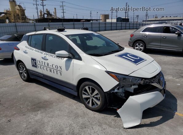 1N4BZ1BP3LC306892 2020 NISSAN LEAF White Delantero derecho