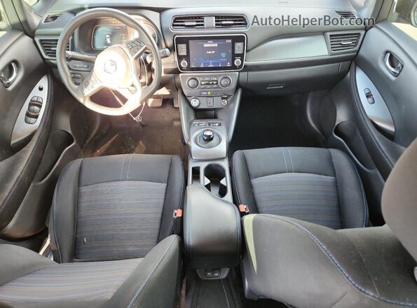 1N4BZ1BP7LC311593 2020 NISSAN LEAF Black წინა პანელის ხედი