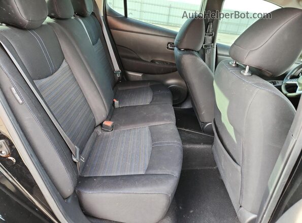 1N4BZ1BP7LC311593 2020 NISSAN LEAF Black უკანა სალონის ხედი