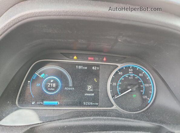 1N4BZ1BP8LC308850 2020 NISSAN LEAF Белый 