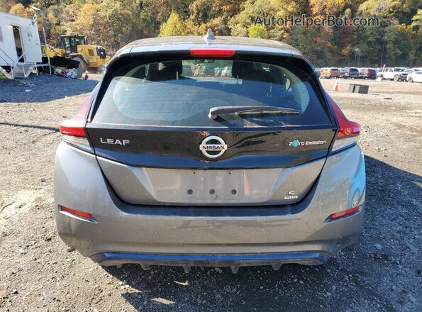 1N4BZ1BV8MC554247 2021 NISSAN LEAF Gray Հետևի տեսք