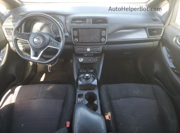 1N4BZ1CP0KC308919 2019 NISSAN LEAF Silver Вид панелі приладів