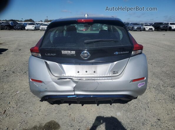 1N4BZ1CP0KC308919 2019 NISSAN LEAF Silver Вид ззаду
