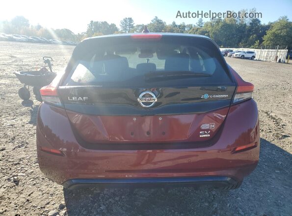 1N4BZ1CP5LC308657 2020 NISSAN LEAF Red Հետևի տեսք