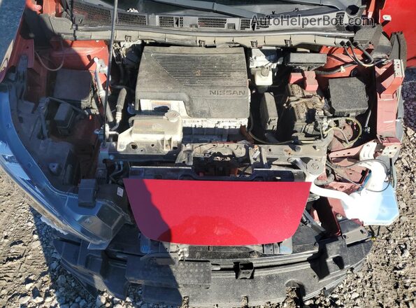 1N4BZ1CP5LC308657 2020 NISSAN LEAF Red Շարժիչի բաժամունքի տեսք