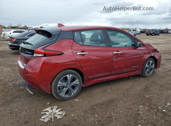 1N4BZ1CP6KC311047 2019 NISSAN LEAF Red Задня права чверть