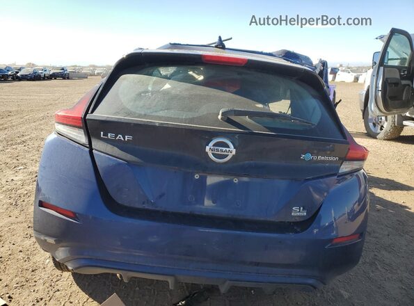 1N4BZ1CP8KC308523 2019 NISSAN LEAF Blue Հետևի տեսք