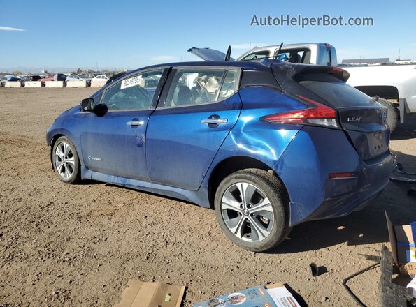 1N4BZ1CP8KC308523 2019 NISSAN LEAF Blue Հետևի ձախ