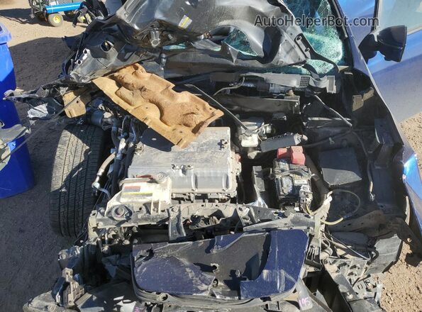 1N4BZ1CP8KC308523 2019 NISSAN LEAF Blue Սալոնի հետևի տեսք