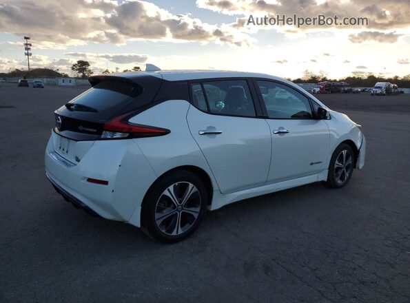 1N4BZ1CP9KC317828 2019 NISSAN LEAF White Tył prawy