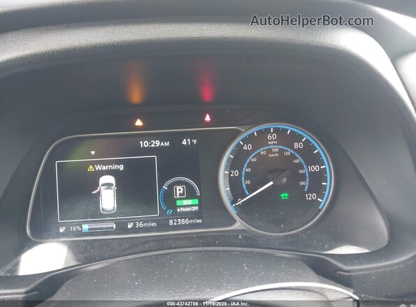 1N4BZ1CPXLC302076 2020 NISSAN LEAF Gray 