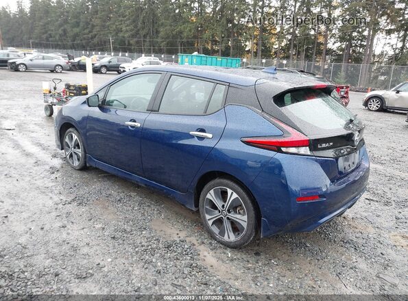 1N4BZ1CV2NC554860 2022 NISSAN LEAF Синий Задняя левая четверть