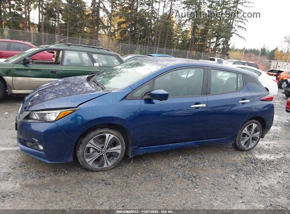 1N4BZ1CV2NC554860 2022 NISSAN LEAF Синий Панорамный вид салона 360°