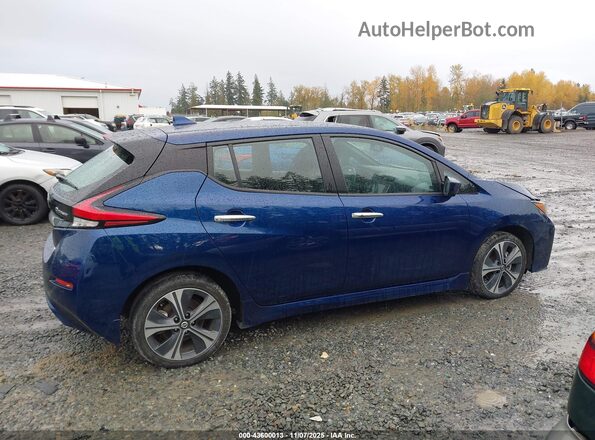 1N4BZ1CV2NC554860 2022 NISSAN LEAF Синий Вид задней части салона