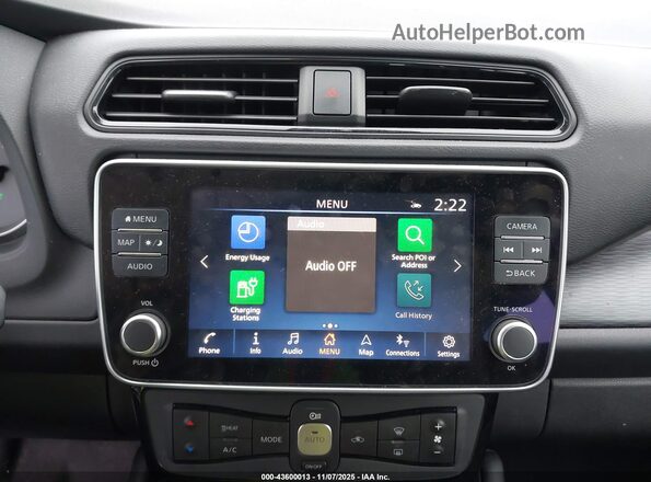 1N4BZ1CV2NC554860 2022 NISSAN LEAF Синий 