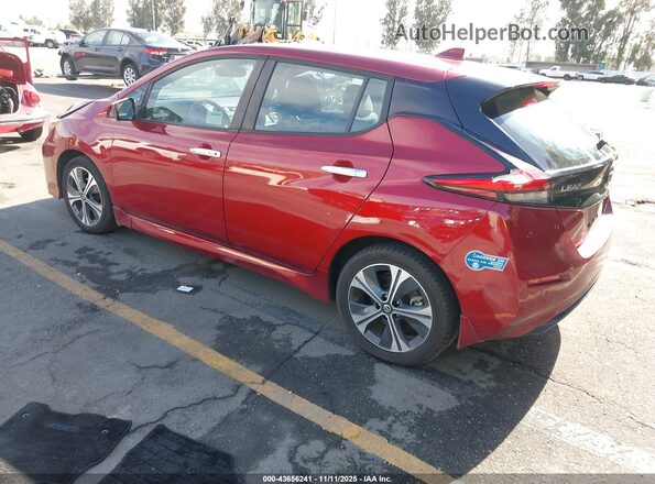 1N4BZ1CV4MC555295 2021 NISSAN LEAF Red Հետևի ձախ