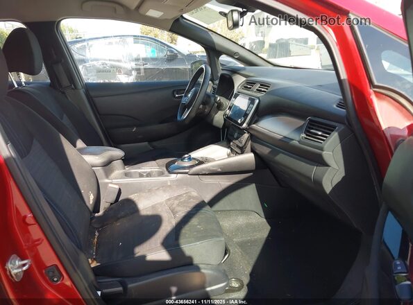 1N4BZ1CV4MC555295 2021 NISSAN LEAF Red Սալոնի դիմացի տեսք