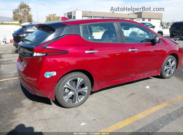 1N4BZ1CV4MC555295 2021 NISSAN LEAF Red Հետևի աջ