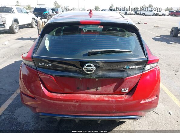1N4BZ1CV4MC555295 2021 NISSAN LEAF Red 