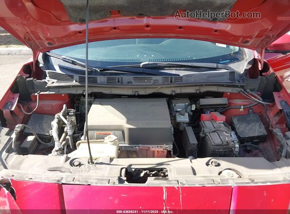 1N4BZ1CV4MC555295 2021 NISSAN LEAF Red Հետևի տեսք